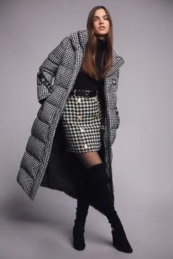 Discount Knightsbridge Skirt (Large Scale Houndstooth) Women Skirts|Tailoring