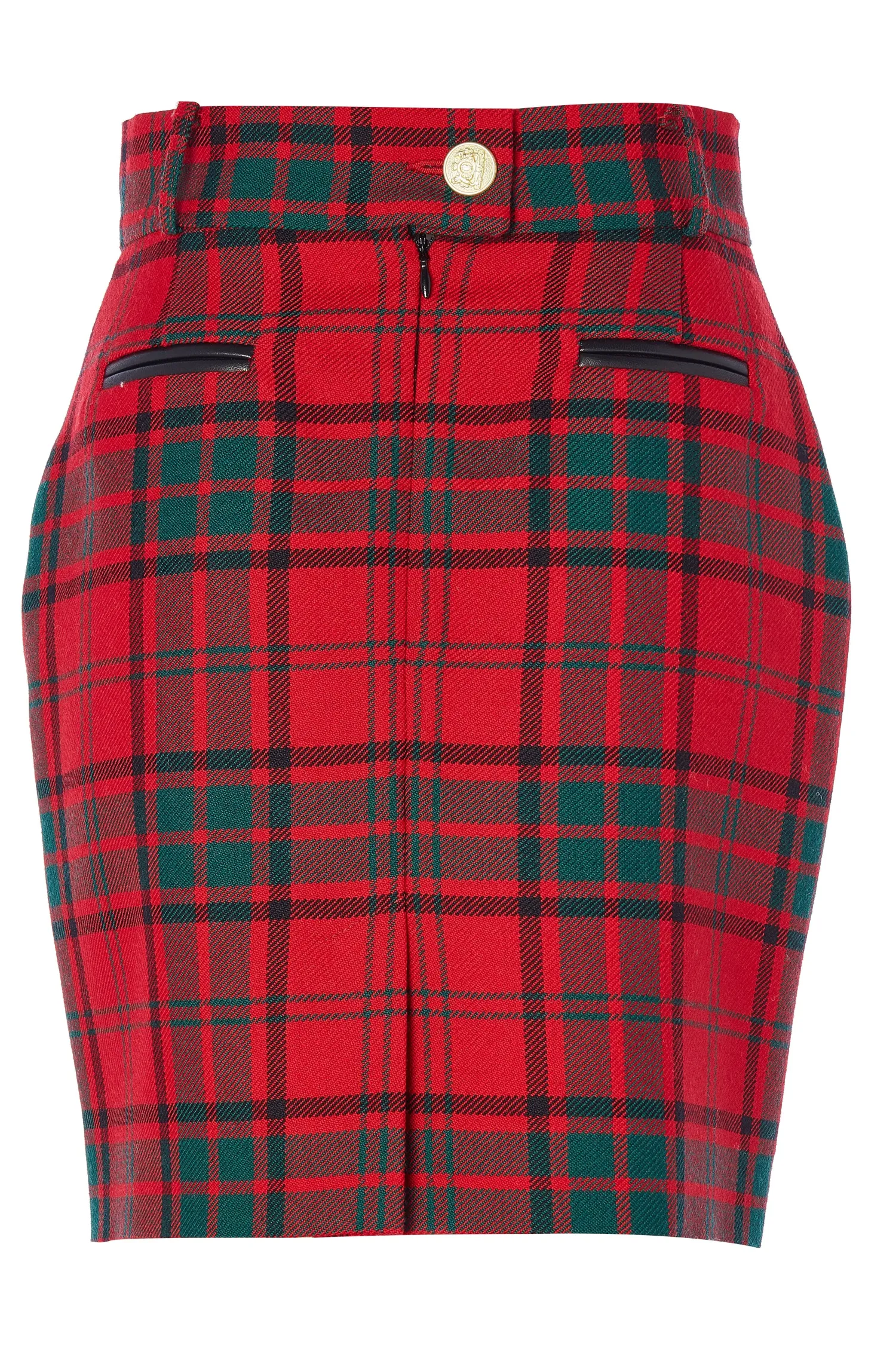 Fashion Knightsbridge Skirt (Red Tartan) Women Skirts|Tailoring