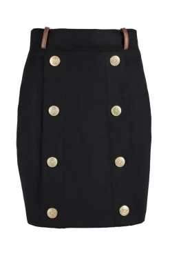 Discount Knightsbridge Skirt (Soft Black Tan) Women Skirts|Tailoring