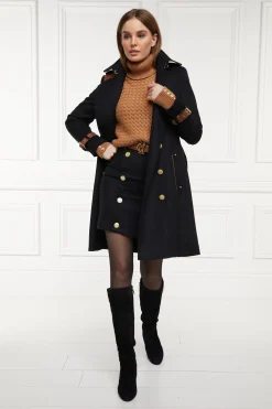 Discount Knightsbridge Skirt (Soft Black Tan) Women Skirts|Tailoring