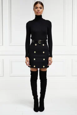 Outlet Knightsbridge Skirt (Soft Black) Women Skirts|Tailoring
