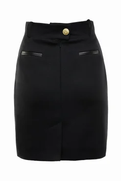 Outlet Knightsbridge Skirt (Soft Black) Women Skirts|Tailoring