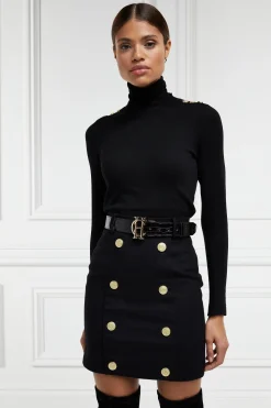 Outlet Knightsbridge Skirt (Soft Black) Women Skirts|Tailoring
