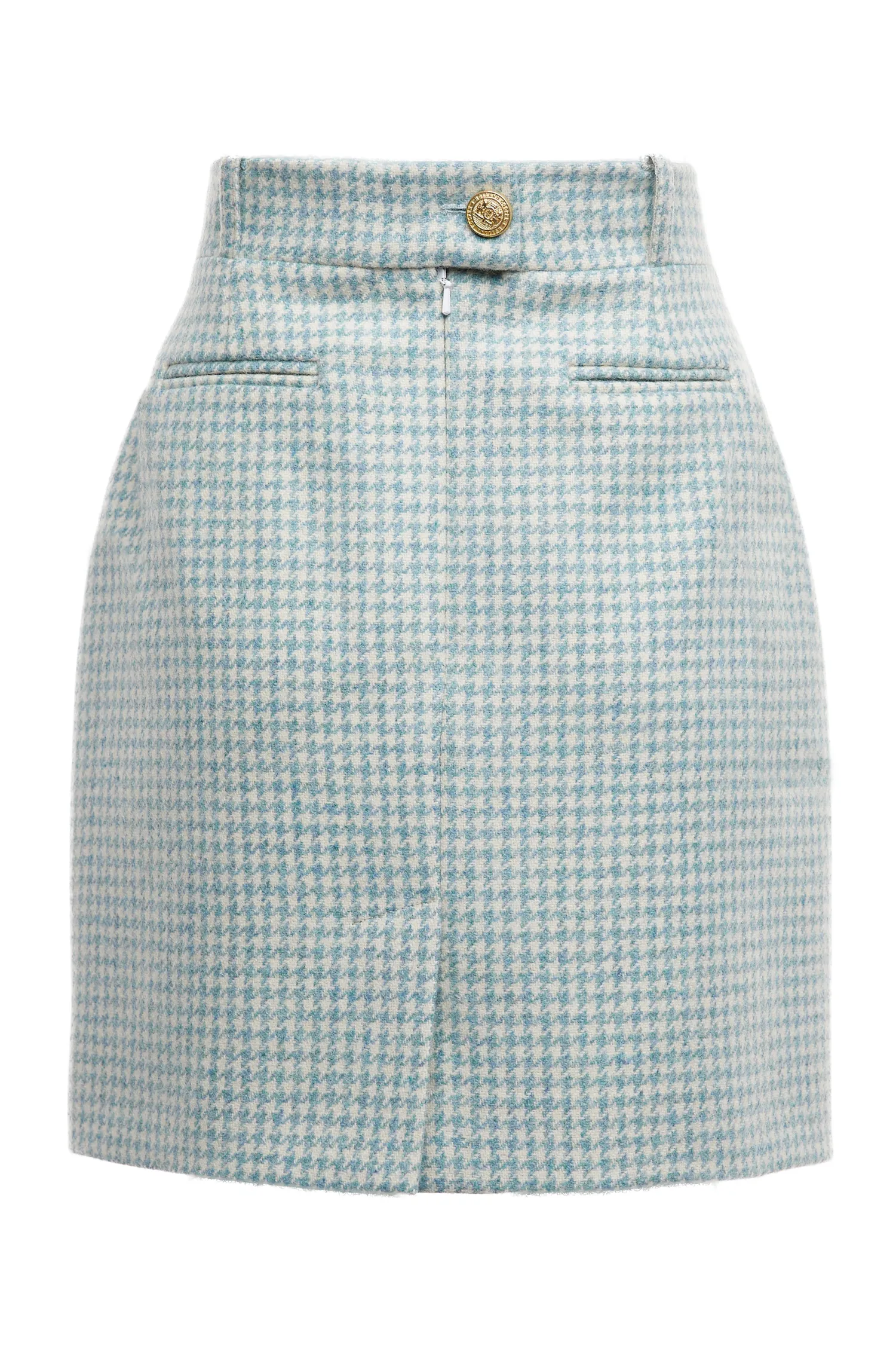 Online Knightsbridge Skirt (Teal Houndstooth) Women Skirts|Tailoring