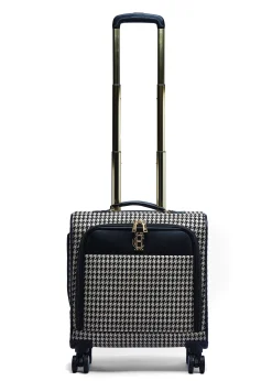 Online Knightsbridge Small Suitcase (Ecru Houndstooth) Women Holdalls & Suitcases|Travel Bags