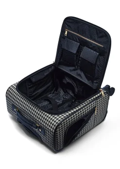Online Knightsbridge Small Suitcase (Ecru Houndstooth) Women Holdalls & Suitcases|Travel Bags