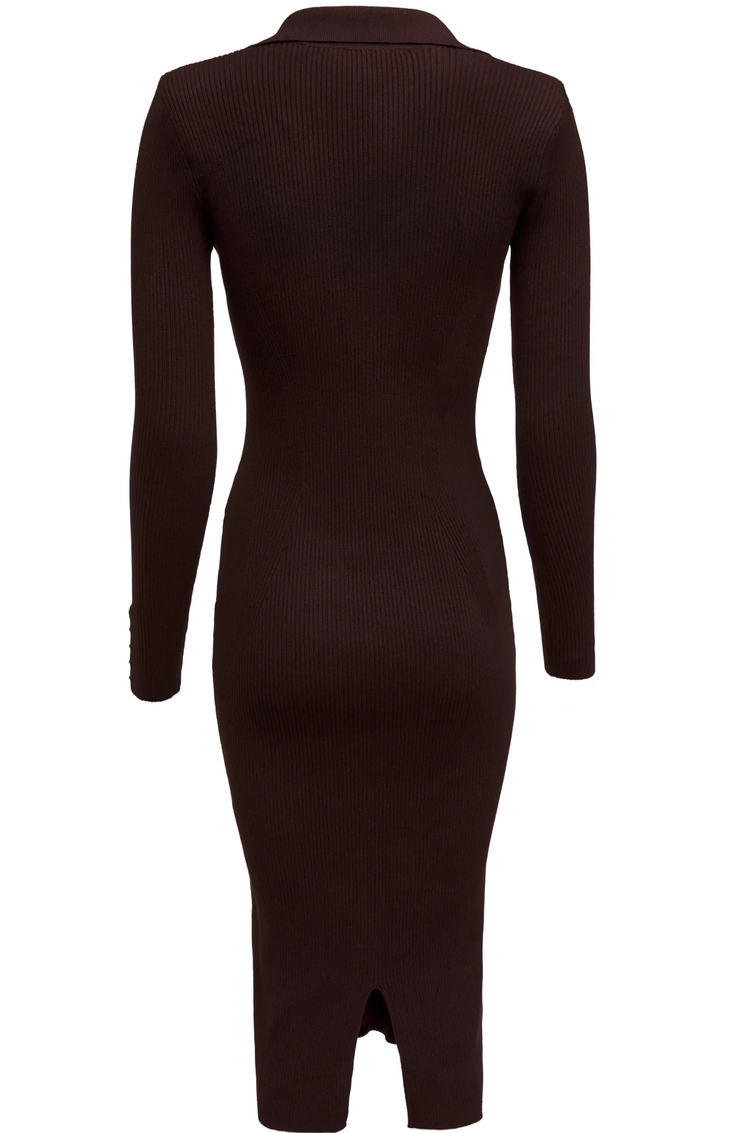 Outlet Knitted Shirt Dress Women Dresses