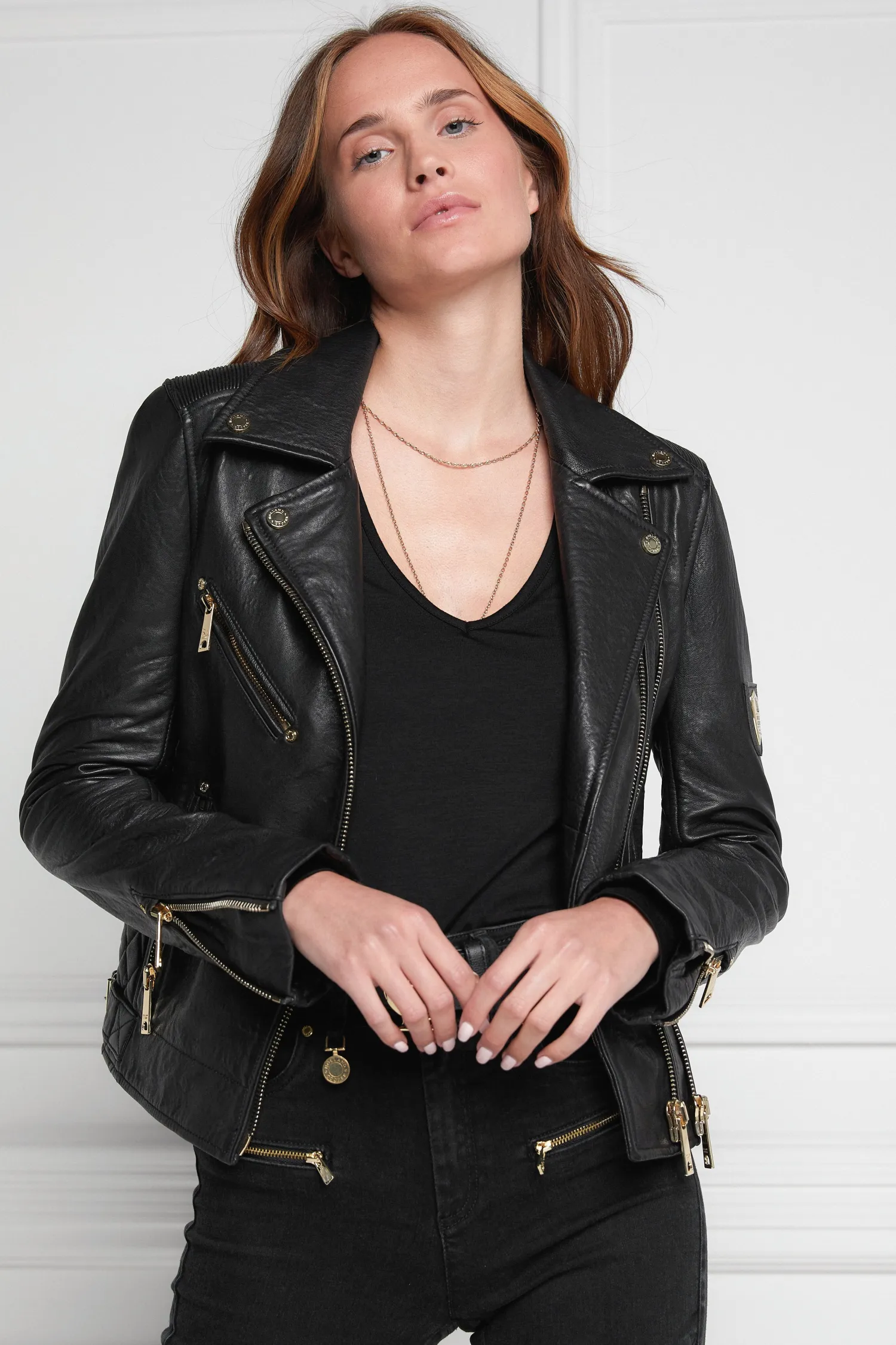 Sale Leather Biker Jacket Women Jackets