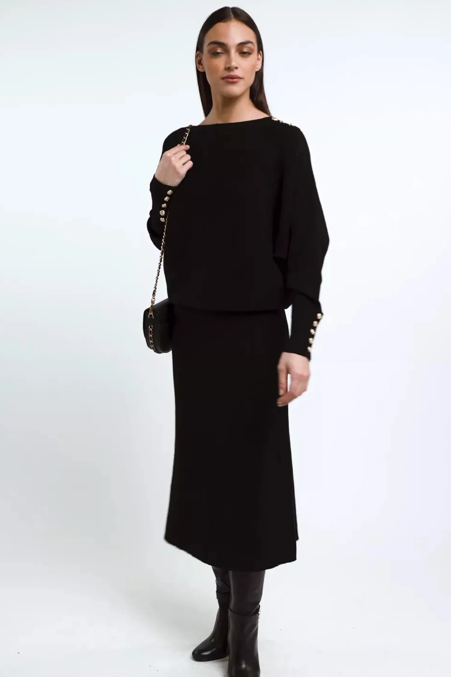 Fashion Leyla Knitted Skirt Women Skirts