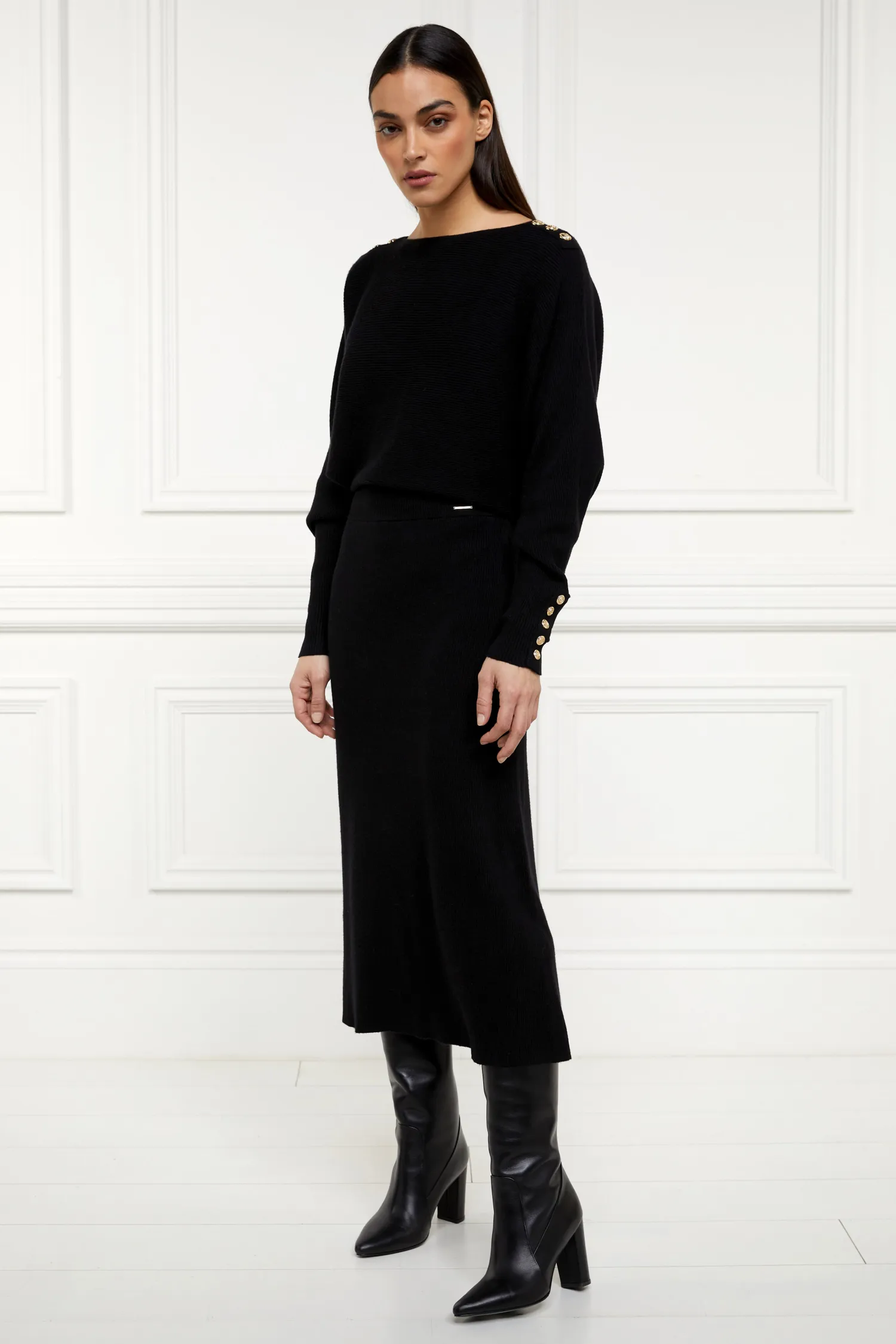 Fashion Leyla Knitted Skirt Women Skirts