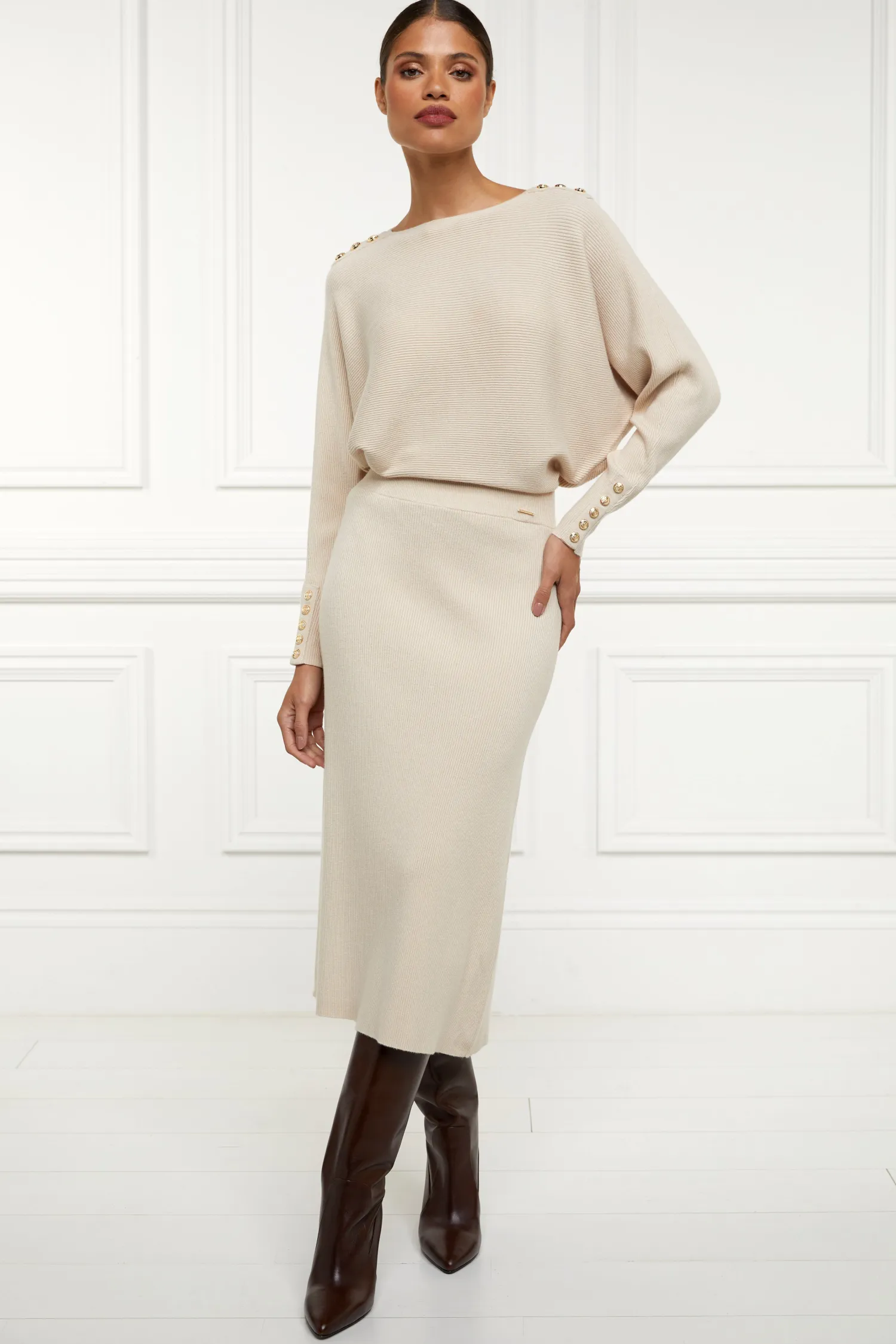 Discount Leyla Knitted Skirt Women Skirts