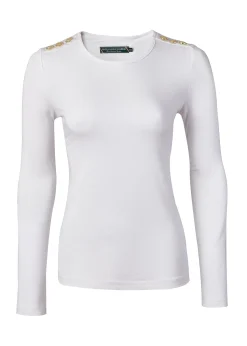 Discount Long Sleeve Crew Neck Tee Women Tees|Tops