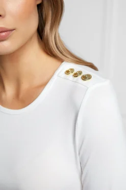 Discount Long Sleeve Crew Neck Tee Women Tees|Tops