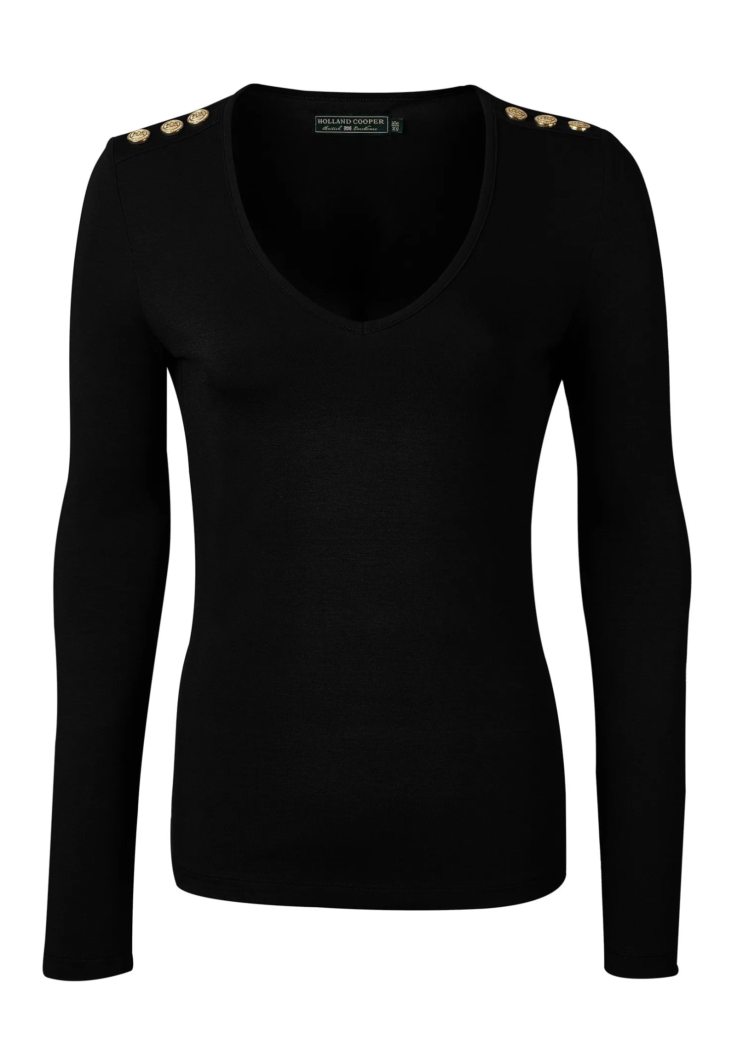 Discount Long Sleeve V-Neck Tee Women Tees|Tops