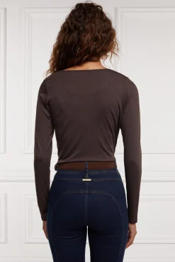 New Long Sleeve V-Neck Tee Women Tees|Tops