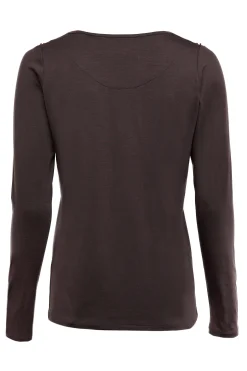 New Long Sleeve V-Neck Tee Women Tees|Tops