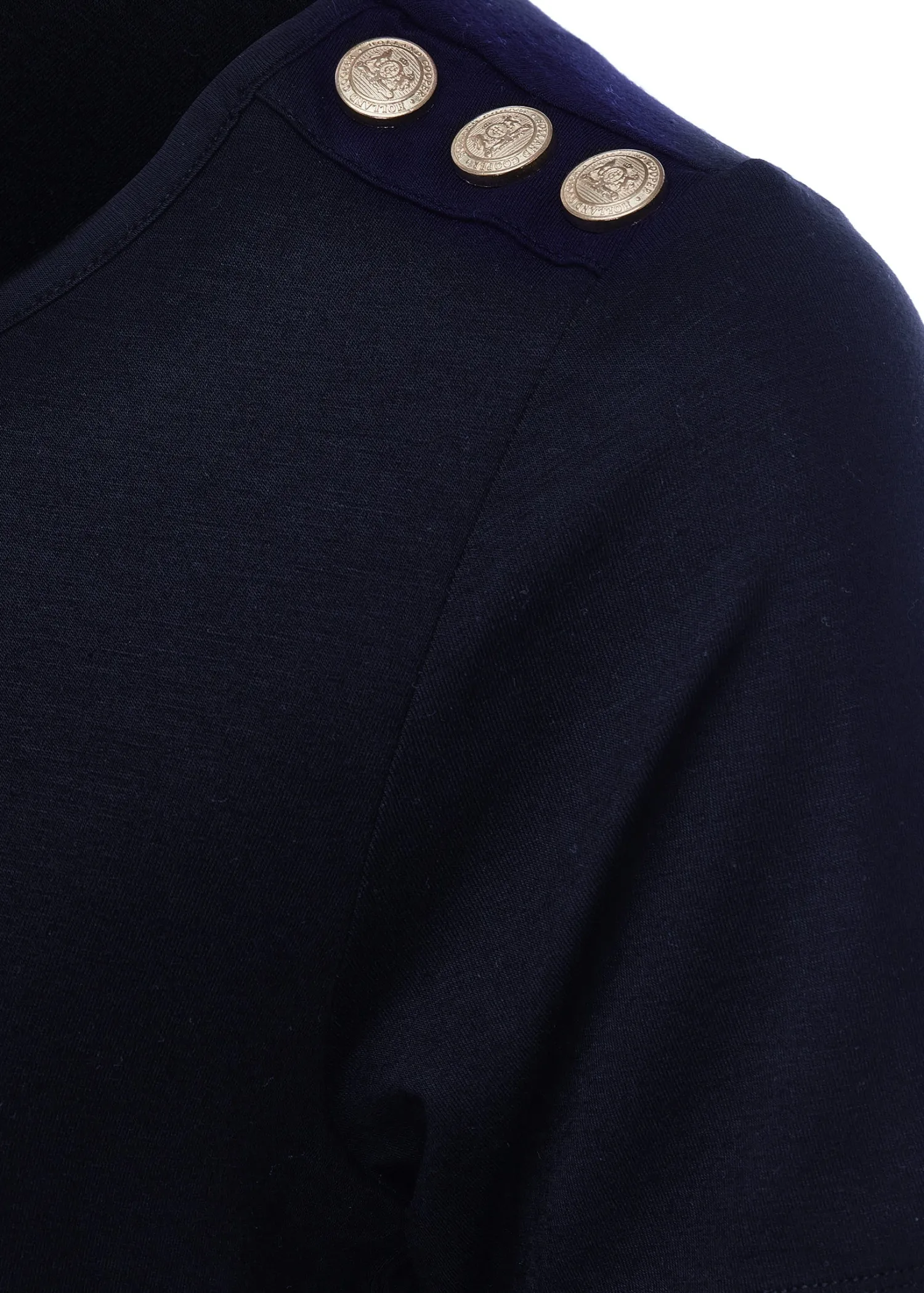 Best Long Sleeve V-Neck Tee (Ink Navy) Women Tees|Tops