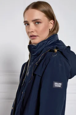 Best Longline Training Coat (Ink Navy) Women Coats|Coats