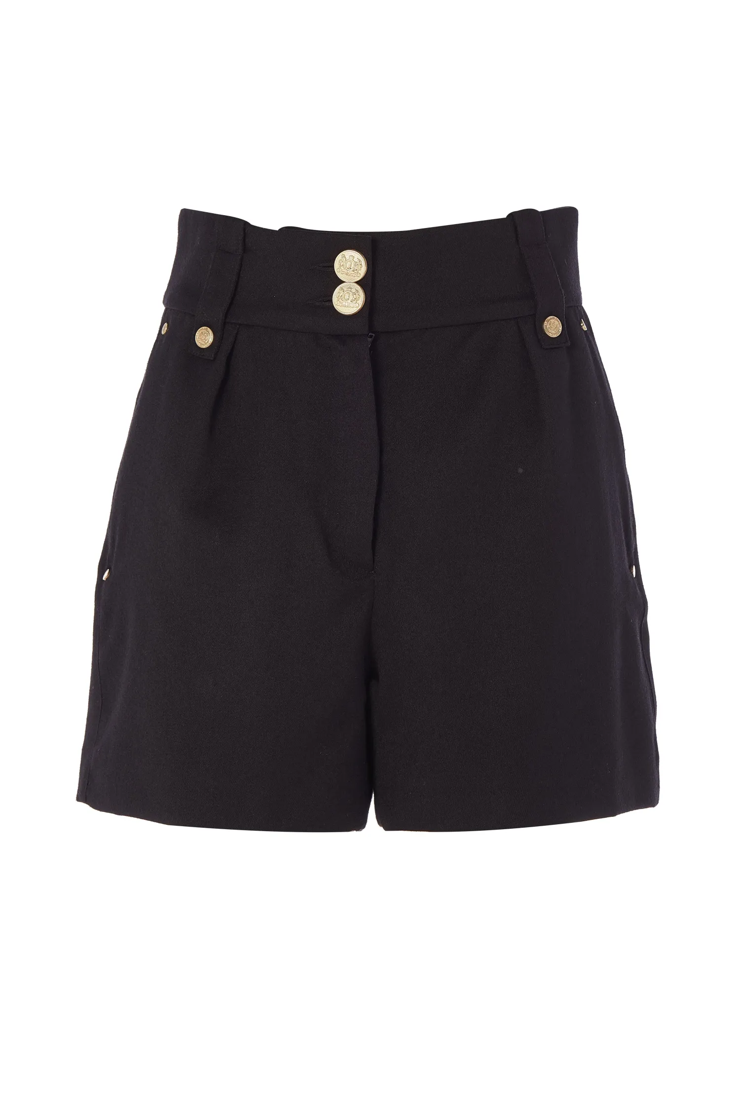 Outlet Luxe Tailored Short (Black Barathea) Women Shorts|Tailoring