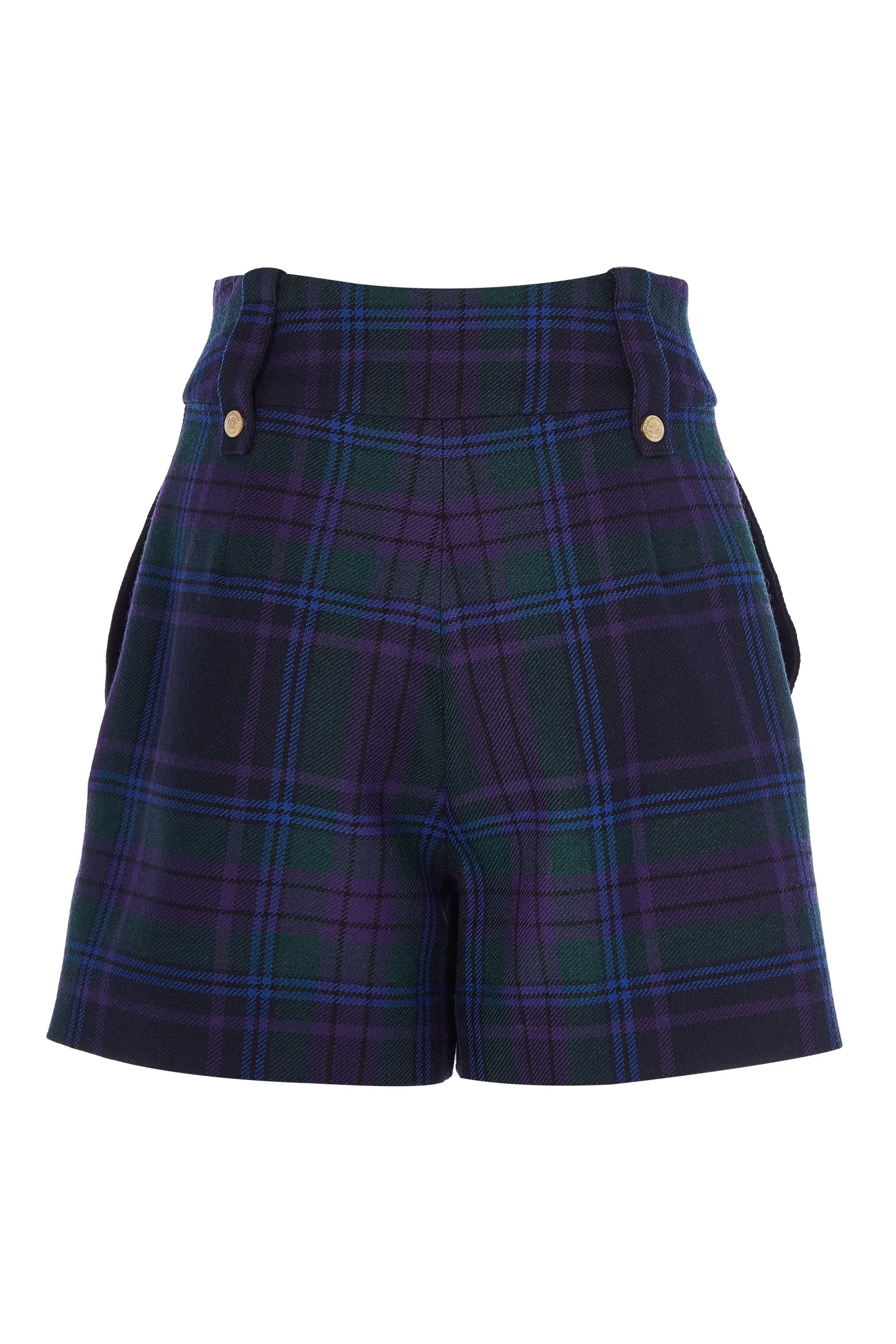 New Luxe Tailored Short (Heather Tartan) Women Shorts|Tailoring