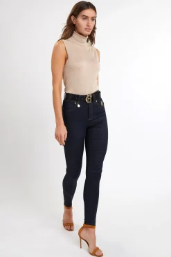 Clearance Luxury Sleeveless Roll Neck Women Knitwear