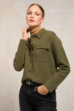 Hot Maria Knitted Overshirt Women Shirts & Blouses