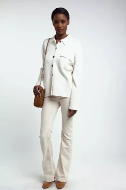 Discount Maria Knitted Overshirt Women Shirts & Blouses