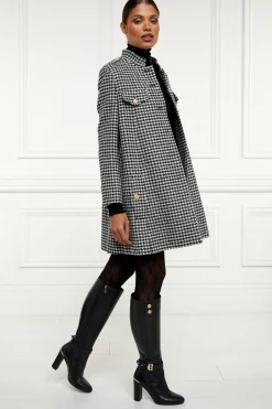 Sale Marlborough Knee Boot (Black Leather) Women Boots