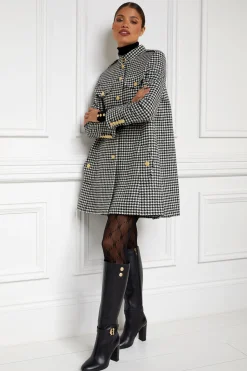Sale Marlborough Knee Boot (Black Leather) Women Boots