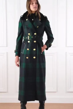 Online Marlborough Shearling Trench Coat Women Trench Coats|Coats