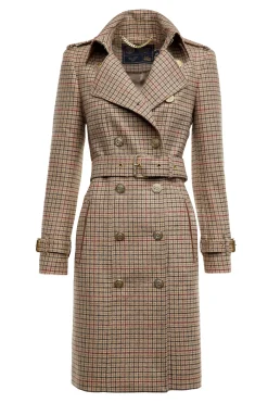 Online Marlborough Trench Coat (Charlton Tweed) Women Trench Coats|Coats