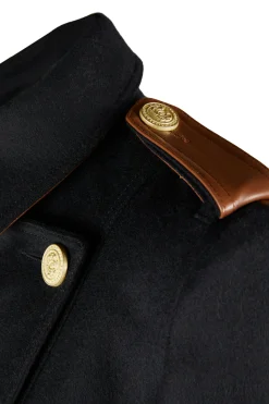 Online Marlborough Trench Coat (Soft Black Tan) Women Trench Coats|Coats