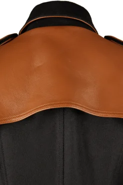 Online Marlborough Trench Coat (Soft Black Tan) Women Trench Coats|Coats