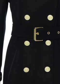 Hot Marlborough Trench Coat (Soft Black) Women Trench Coats|Coats