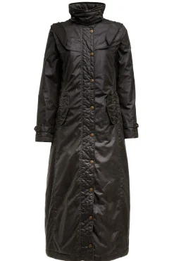 Best Merissa Wax Stockman Coat (Dark Olive) Women Coats|Coats