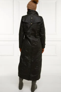 Best Merissa Wax Stockman Coat (Dark Olive) Women Coats|Coats