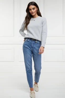 Outlet Monogram Crew Neck Sweat (Grit Marl) Women Hoodies & Sweatshirts|Sweatshirts