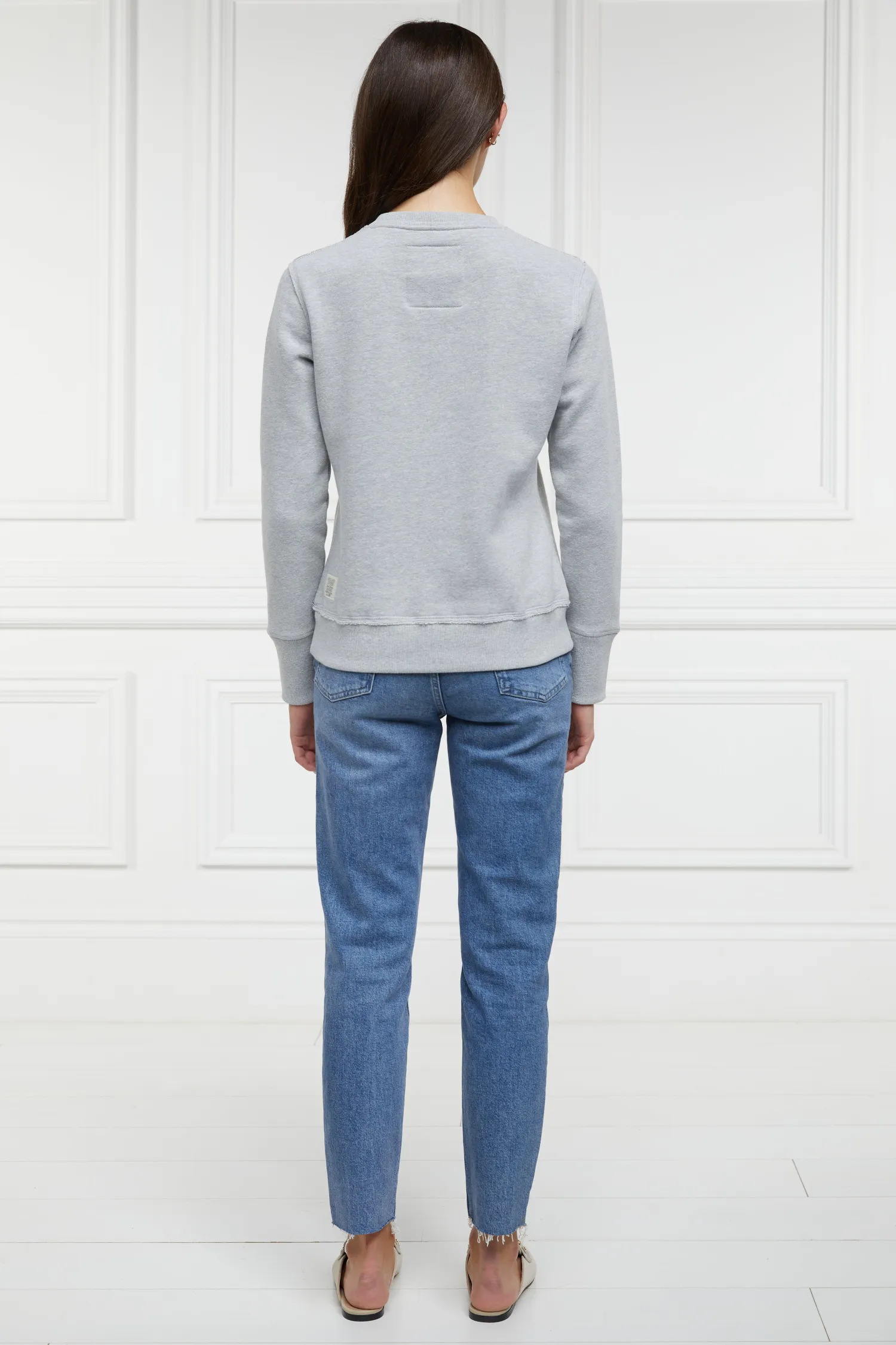 Outlet Monogram Crew Neck Sweat (Grit Marl) Women Hoodies & Sweatshirts|Sweatshirts