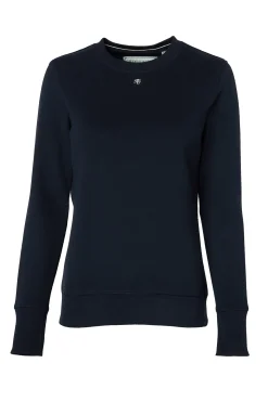 Outlet Monogram Crew Neck Sweat (Ink Navy) Women Sweatshirts