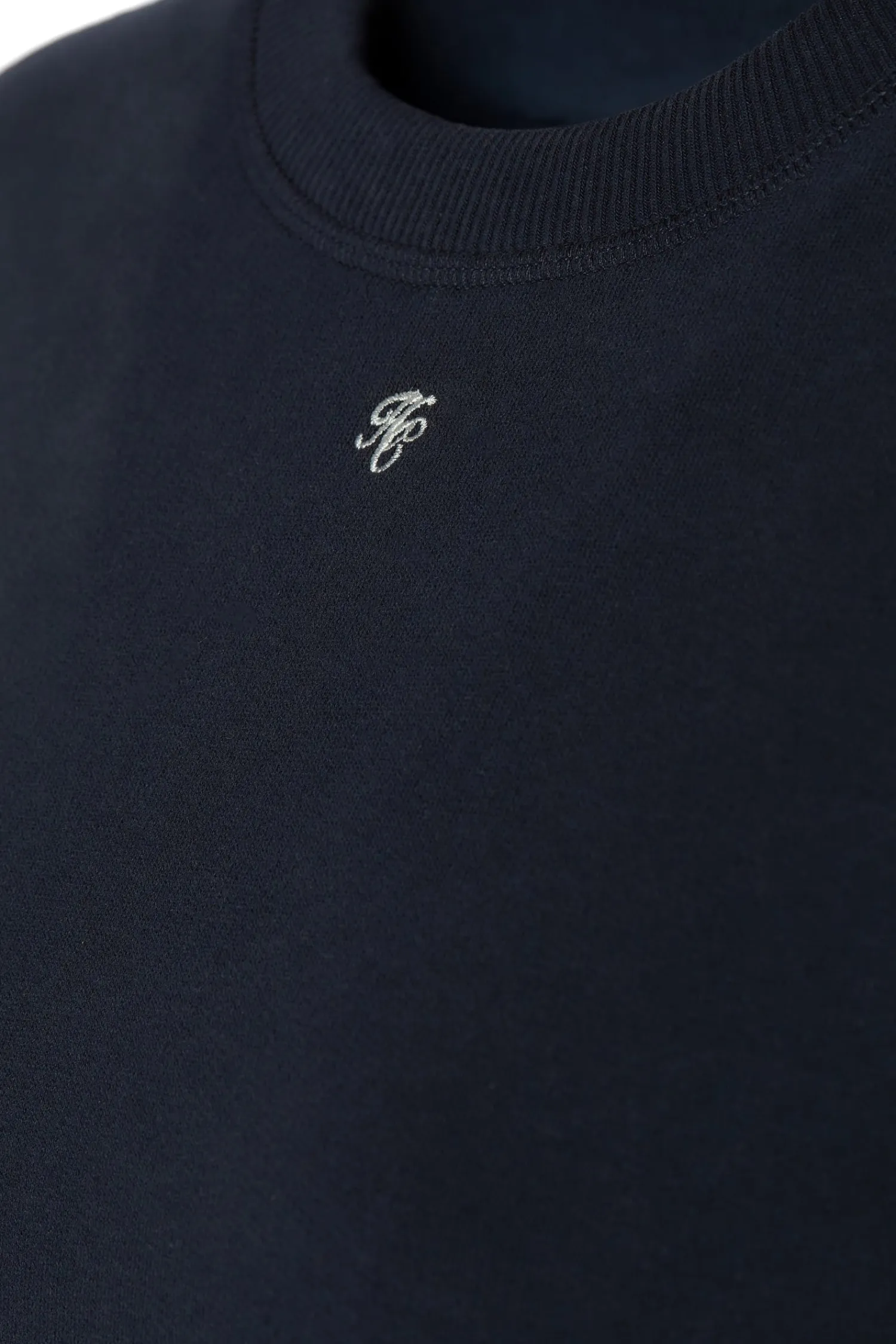 Outlet Monogram Crew Neck Sweat (Ink Navy) Women Sweatshirts