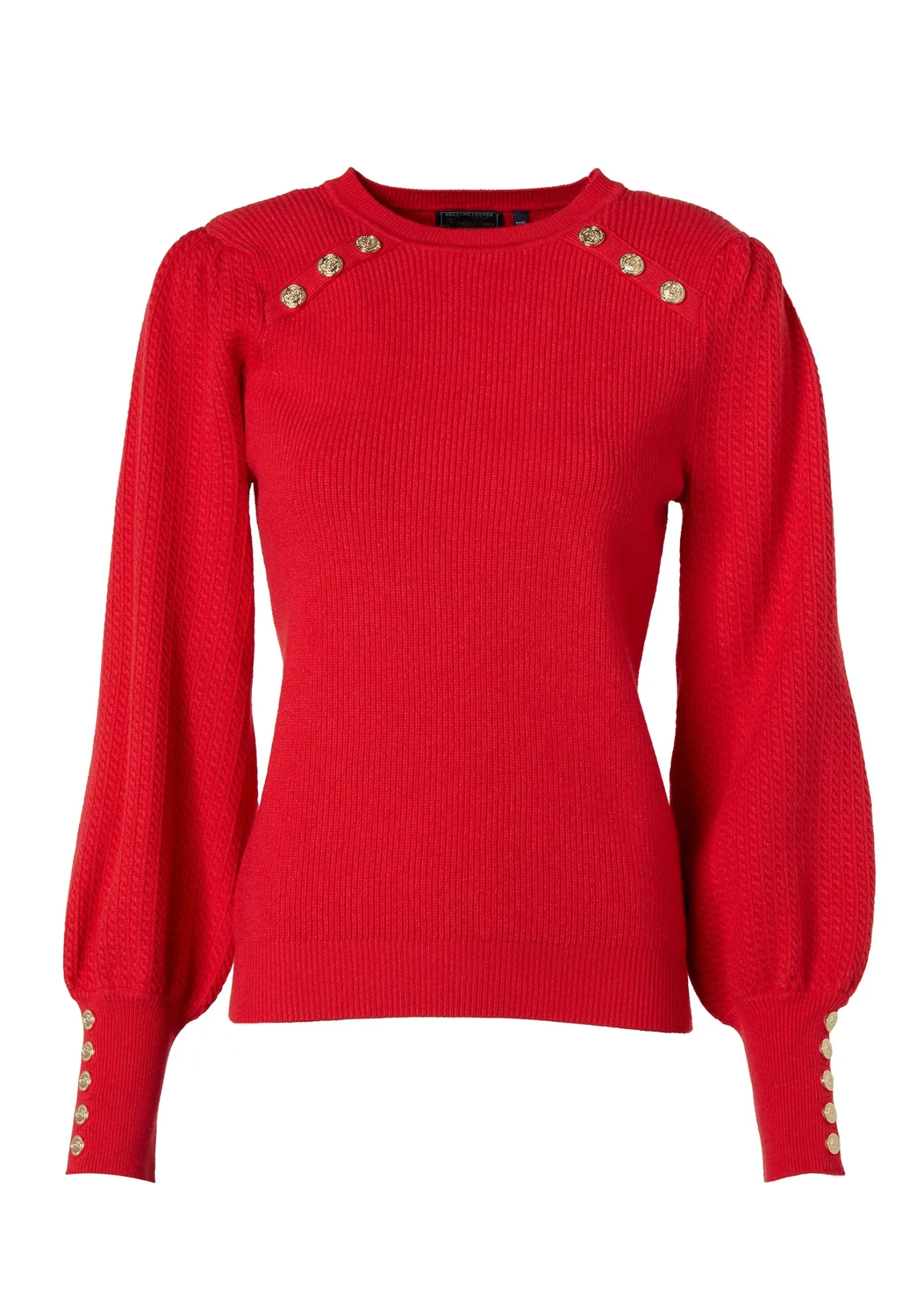 Outlet Naomi Crew Neck Knit (Hot Coral) Women Knitwear
