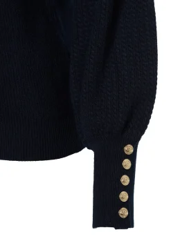 Online Naomi Crew Neck Knit (Ink Navy) Women Knitwear