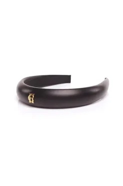 Online Narrow Headband (Black PU) Women Hats & Headbands|Hats & Headbands