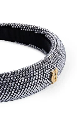 Best Narrow Headband (Silver Crystal) Women Hats & Headbands|Hats & Headbands