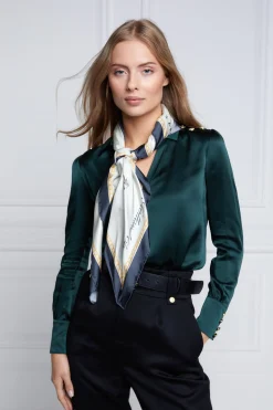 New Nine Horse Silk Scarf (Nine Horse) Women Scarves|Scarves