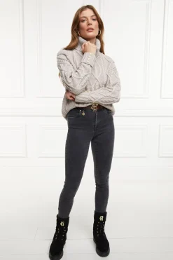 Outlet Noveli Cable Knit Women Knitwear