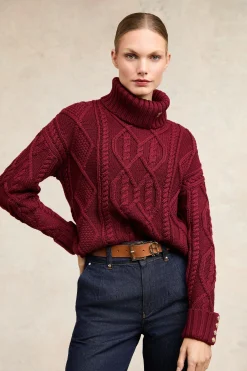 Clearance Noveli Cable Knit Women Knitwear