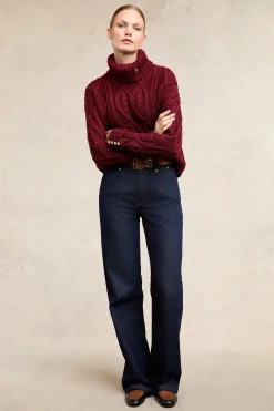 Clearance Noveli Cable Knit Women Knitwear