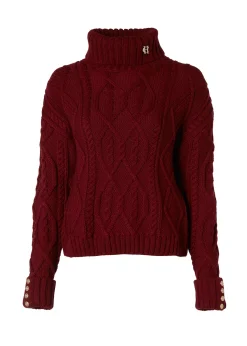 Clearance Noveli Cable Knit Women Knitwear