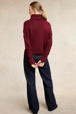 Clearance Noveli Cable Knit Women Knitwear